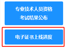 浙江软考电子证书上线时间查询按钮